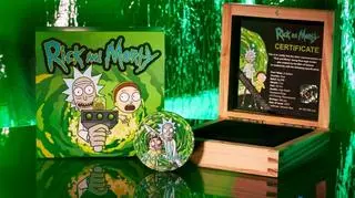 Premiera monety kolekcjonerskiej "Rick and Morty". Współpraca Mennicy Gdańskiej z Warner Bros. Discovery Global Consumer Products