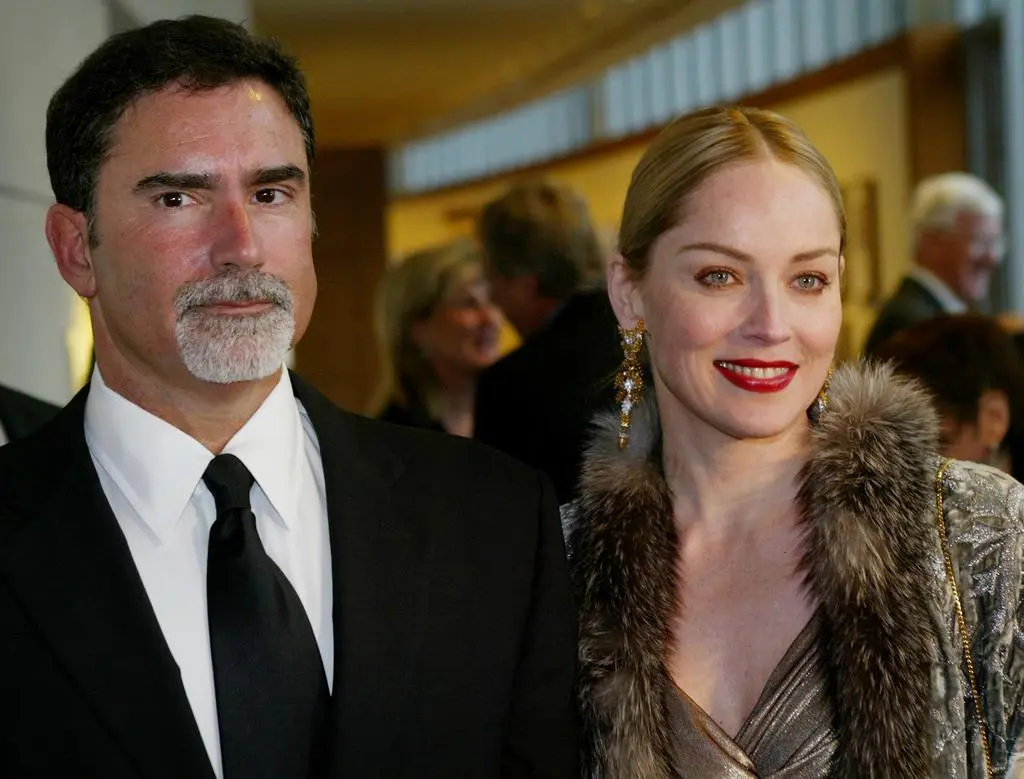 Sharon Stone i jej były mąż Phil Bronstein 