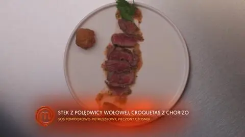 Stek wołowy z hiszpańskimi croquetas