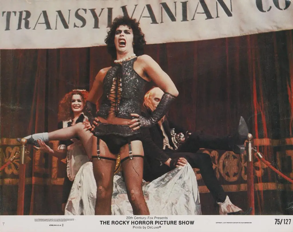 Tim Curry w filmie "The Rocky Horror Picture Show"