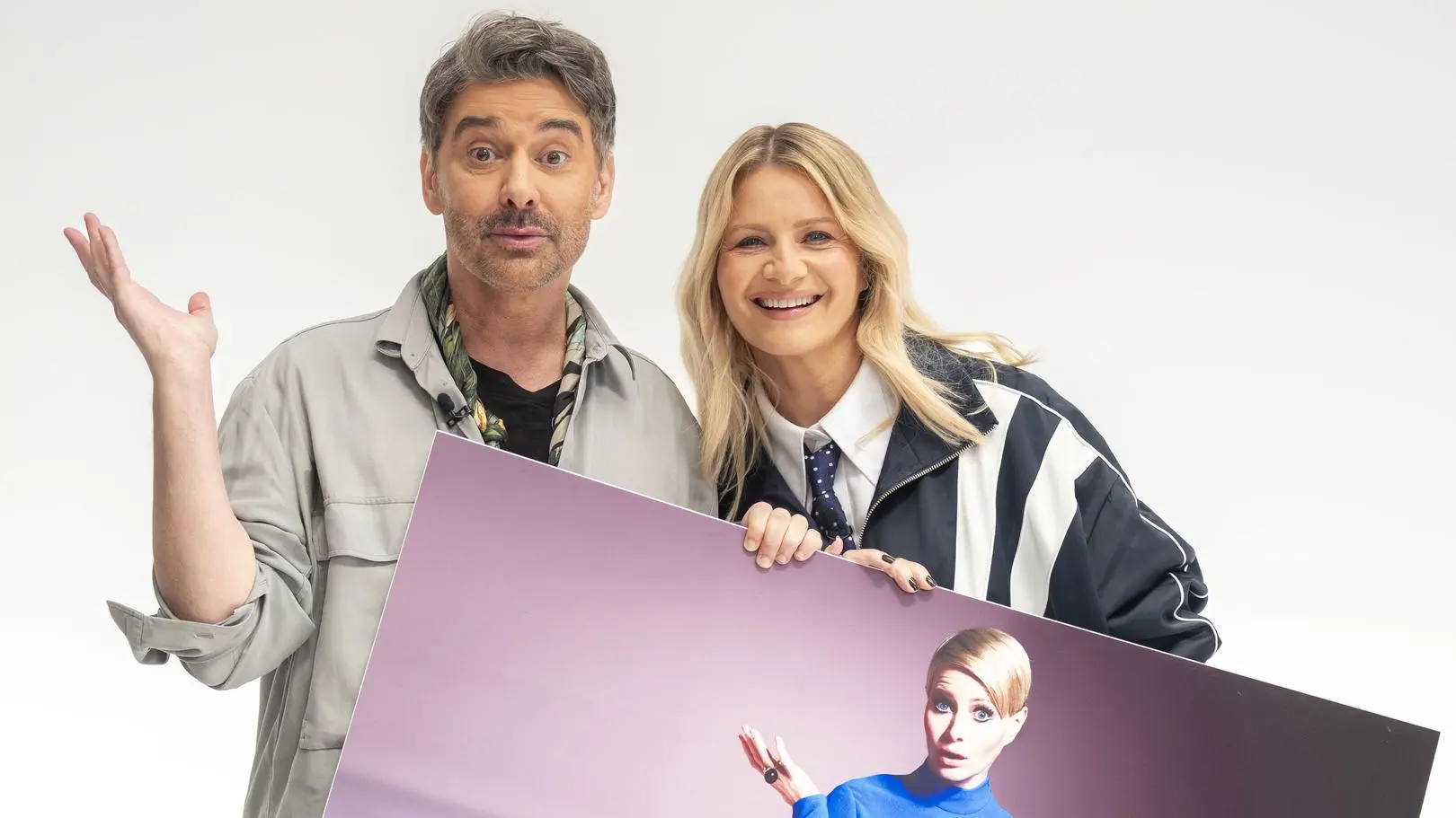Małgorzata Kożuchowska i uczestnicy "Top Model" na jubileuszowej sesji Marcina Tyszki. Odtworzyli kultowe fotografie