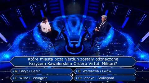 Milionerzy: Już w poniedziałek Jan usłyszy pytanie za 125 tysięcy