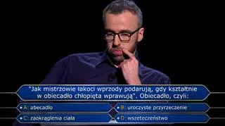 Sławomir usłyszał pytanie za milion złotych! Czy obiecadło sprawiło, że wygrał?
