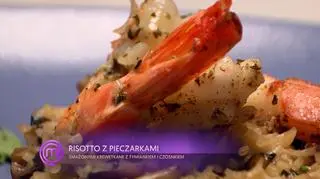 Marta Kornacka: Risotto z pieczarkami i krewetkami