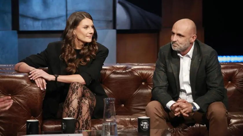 Wiolka Walaszczyk i Michał Probierz