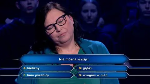 Milionerzy PRZED EMISJĄ W TV: Co można wyżąć? Aneta musi wziąć koło ratunkowe 