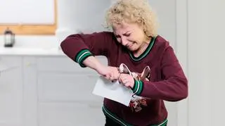 Kadr z serialu Na Wspólnej TVN - Beata w rozpaczy, odcinek 3589.