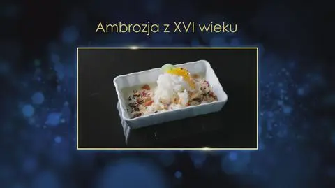 Joanna i Kamil: AMBROZJA Z XVI WIEKU, czyli ryż w sosie migdałowym z konfiturą z pomarańczy 