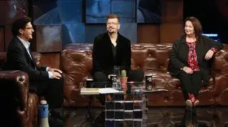 Kuba Wojewódzki, Michał Figurski i Anna Dymna 