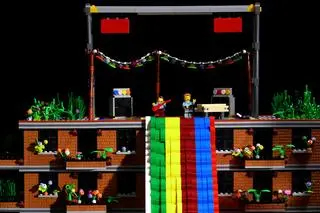 Lego Masters: odcinek 1, zadanie 1 - Adam i Mateusz