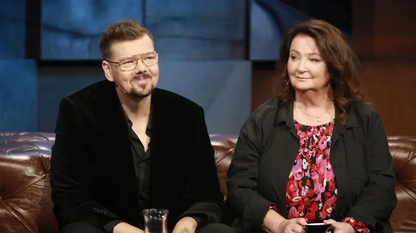 Michał Figurski i Anna Dymna 