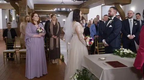 Ślub...: Pierwsze spotkanie Justyny i Przemka. Bali się spojrzeć sobie w oczy!