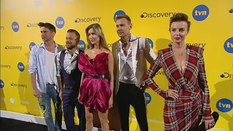 Wejście ekipy "Top Model" na konferencji ramówkowej TVN!