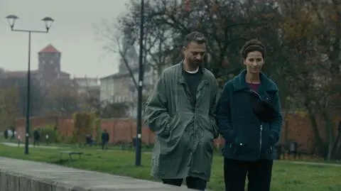 "Szóstka" odcinek 4. - Julia Wyszyńska (Olga), Grzegorz Damięcki (Marcin)