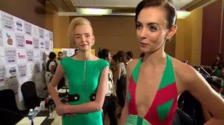 Marcela i Tamara na konferencji prasowej po Fashion Week