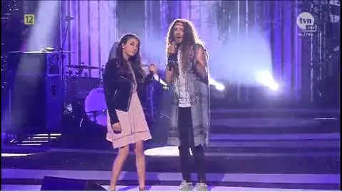 Michał Szpak w duecie z siostrą Ewą podczas koncertu "Morze Przebojów"