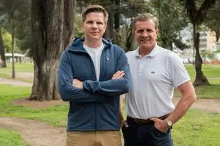 Filip Chajzer i Zygmunt Chajzer w  "Ameryka Express"