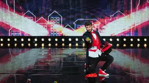 "Mam Talent!": Tańczy breakdance i układa kostkę Rubika jednocześnie!