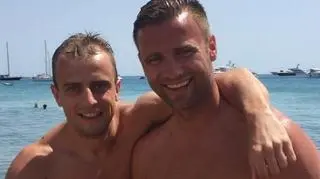 Kamil Grosicki i Artur Boruc