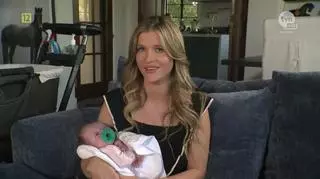Joanna Krupa z córką na finale Top Model