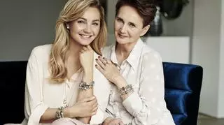 Małgorzata Socha z mamą
