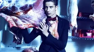 Sesja w rzeźni - kreacje z mięsa