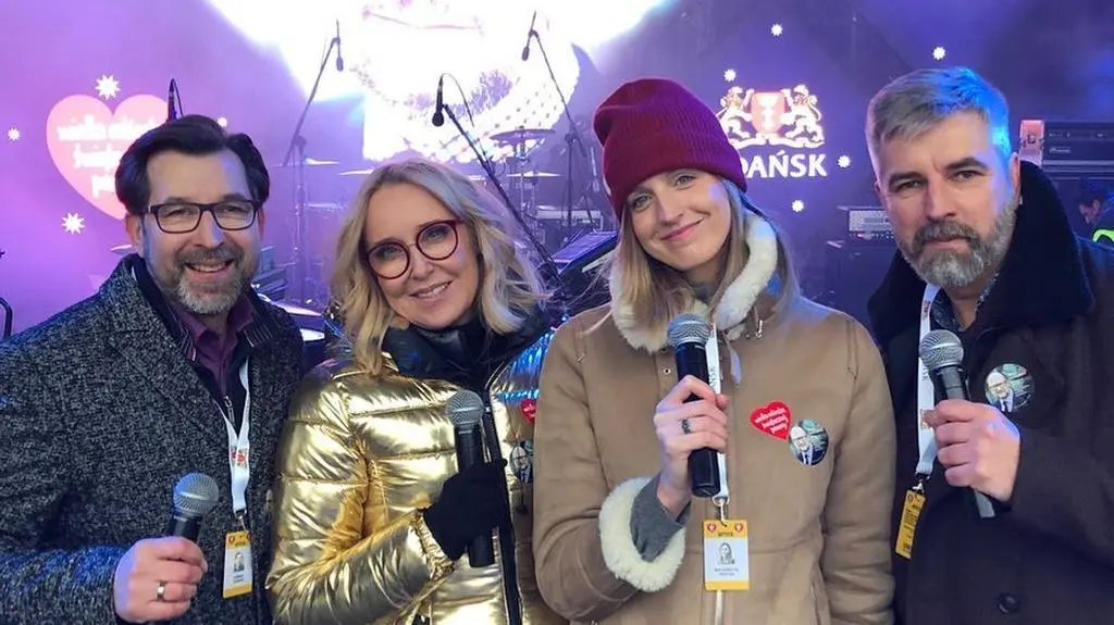 Agata Młynarska na finale WOŚP w Gdańsku