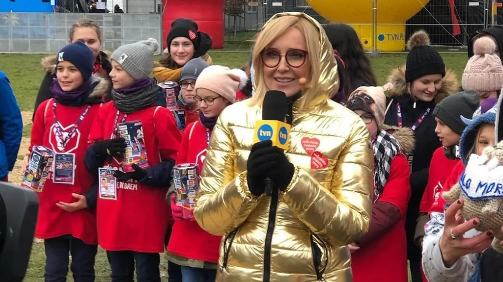 Agata Młynarska na finale WOŚP w Gdańsku