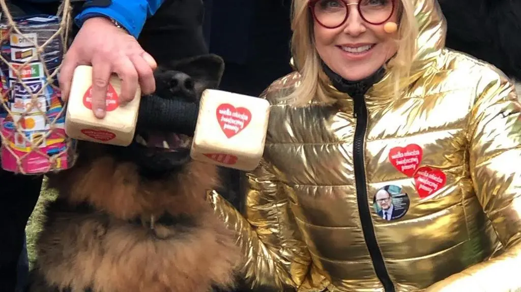 Agata Młynarska na finale WOŚP w Gdańsku