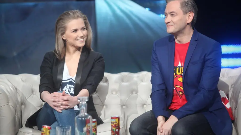 Agnieszka Kaczorowska i Robert Biedroń