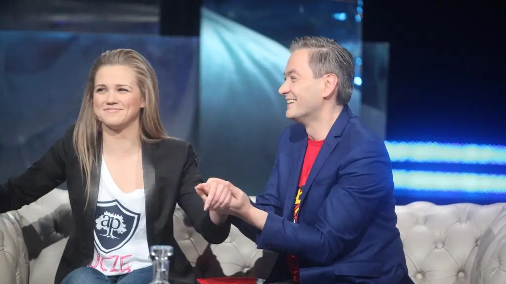 Agnieszka Kaczorowska i Robert Biedroń