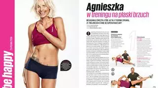 Agnieszka Woźniak-Starak - trening w magazynie "Be Active"