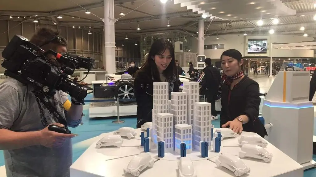 Alexa Łuczak na planie naszych programów nagrywanych w Japonii