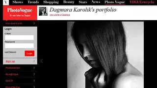 Ania Bałon - internetowe wydanie włoskiego Vogue'a