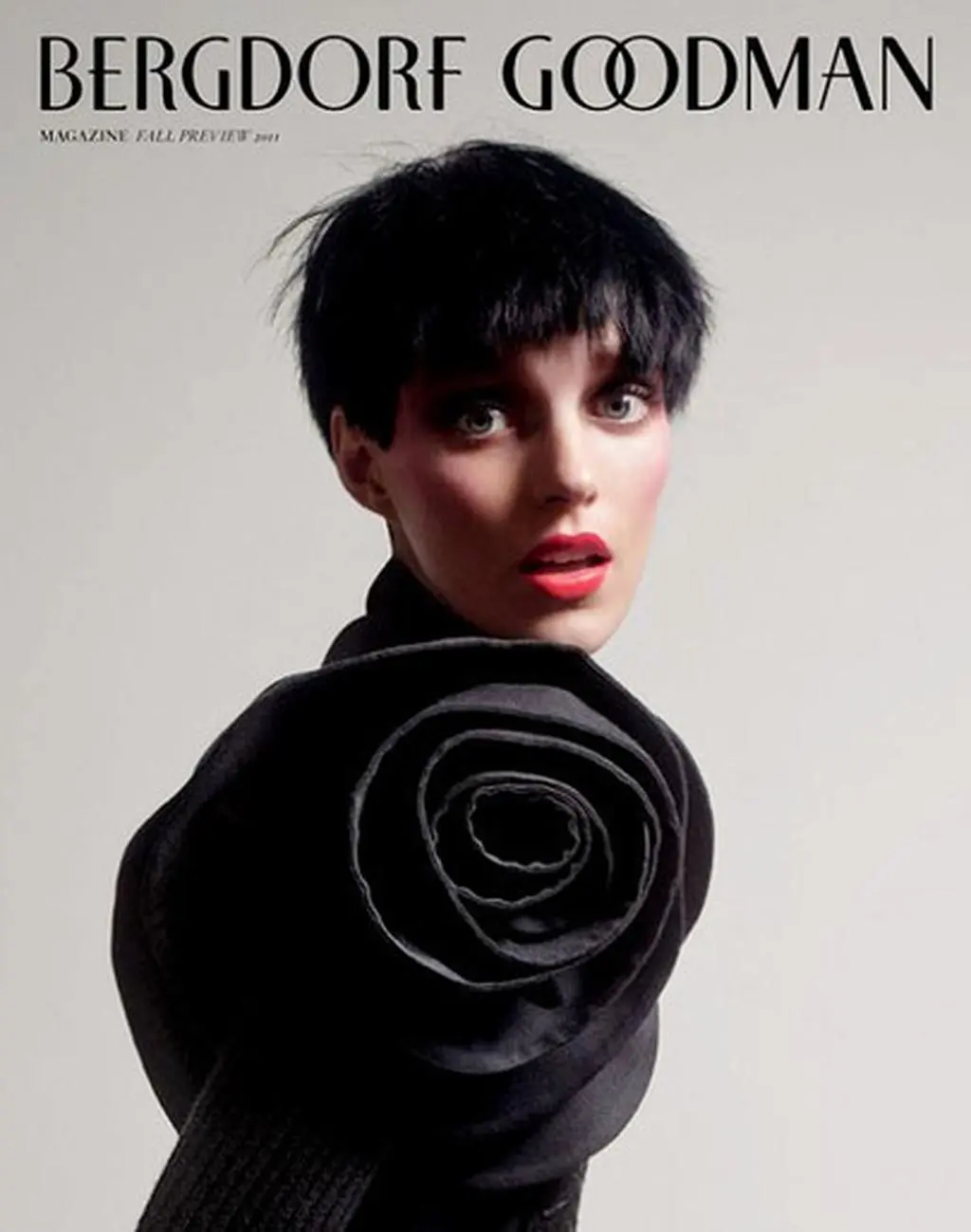 Anja jako brunetka