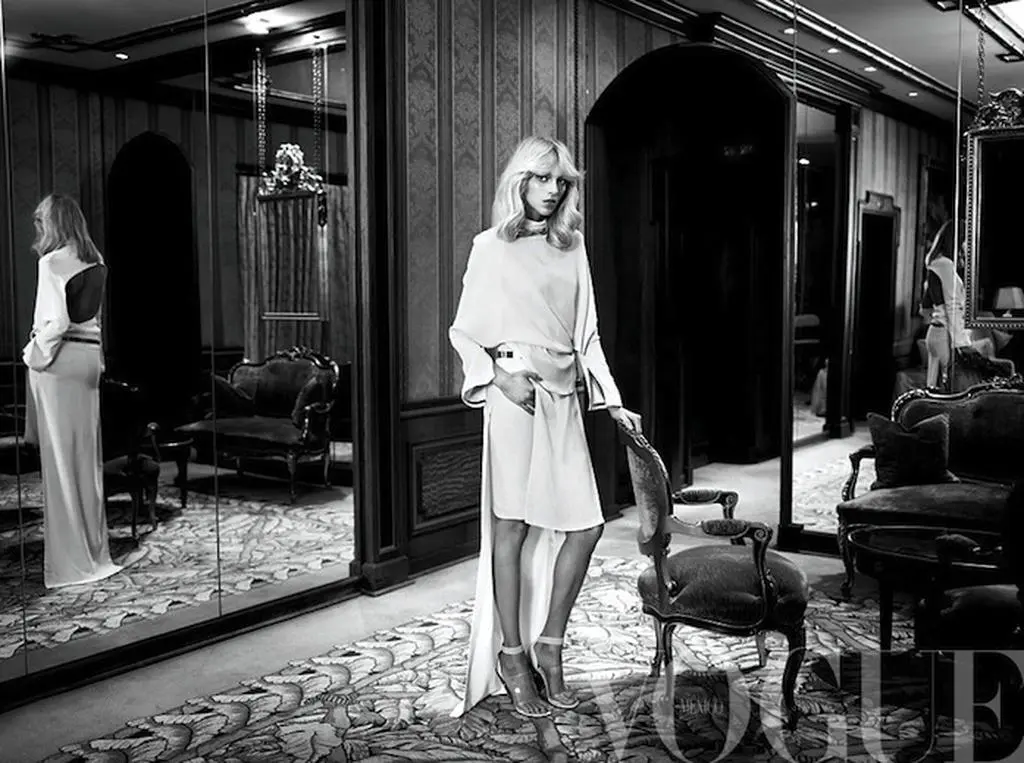 Anja Rubik dla "Vogue Mexico"