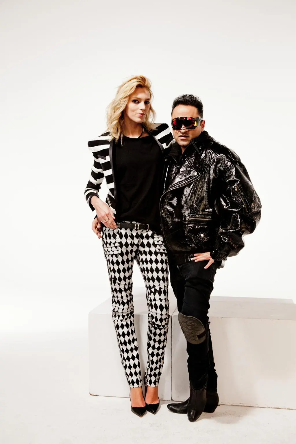 Anja Rubik i Ram Shergill