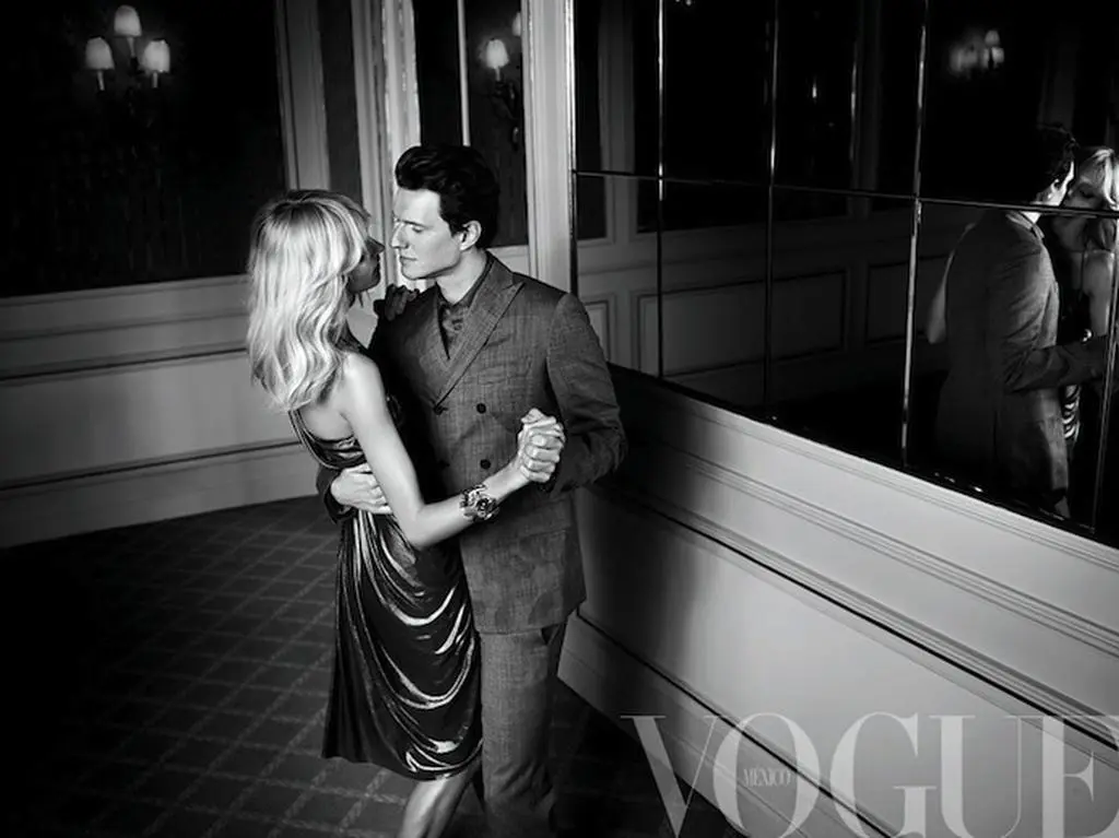 Anja Rubik i Sasha Knezevic w "Vogue Mexico"