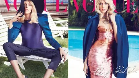 Anja Rubik dla "Vogue Mexico"