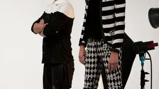 Anja Rubik na planie "Top Model"