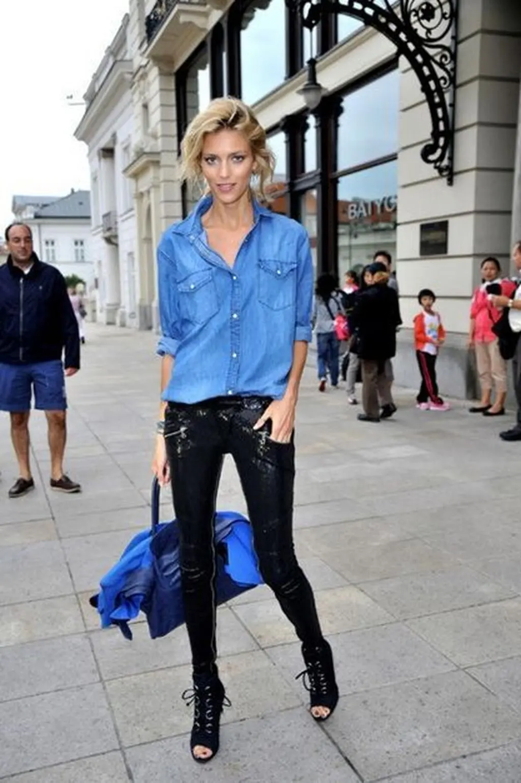 Anja Rubik w Warszawie