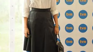 Aktorzy z serialu "Na Wspólnej" podczas konferencji TVN na jesień 2012