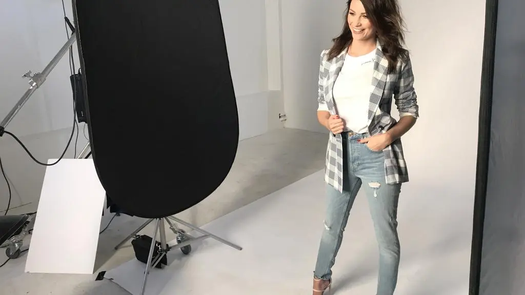 Anna Lucińska na sesji zdjęciowej