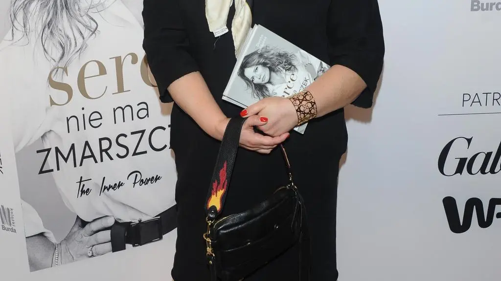 Anna Męczyńska na premierze książki Doroty Goldpoint