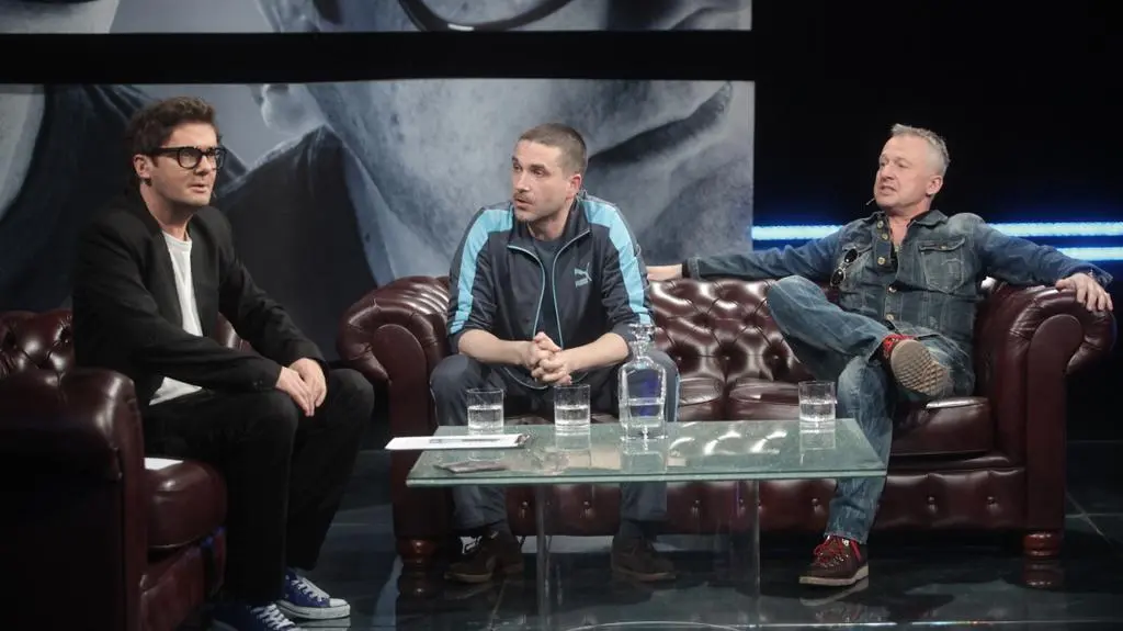 Bogusław Linda i Marcin Dorociński