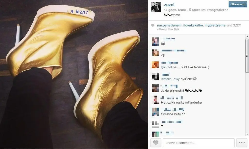 Buty prosto z wybiegu :)