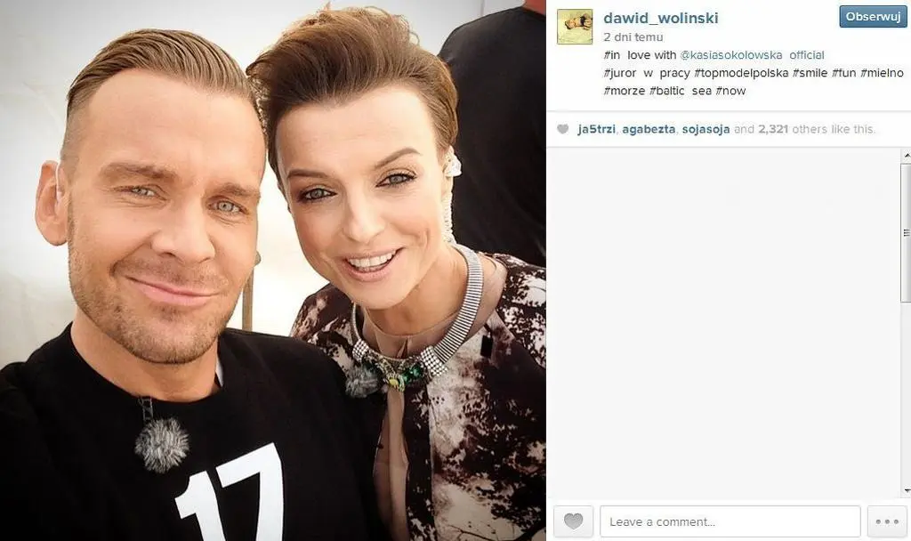 Dawid Woliński i Katarzyna Sokołowska