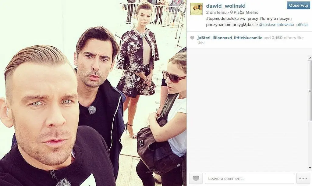 Dawid Woliński, Marcin Tyszka i Katarzyna Sokołowska