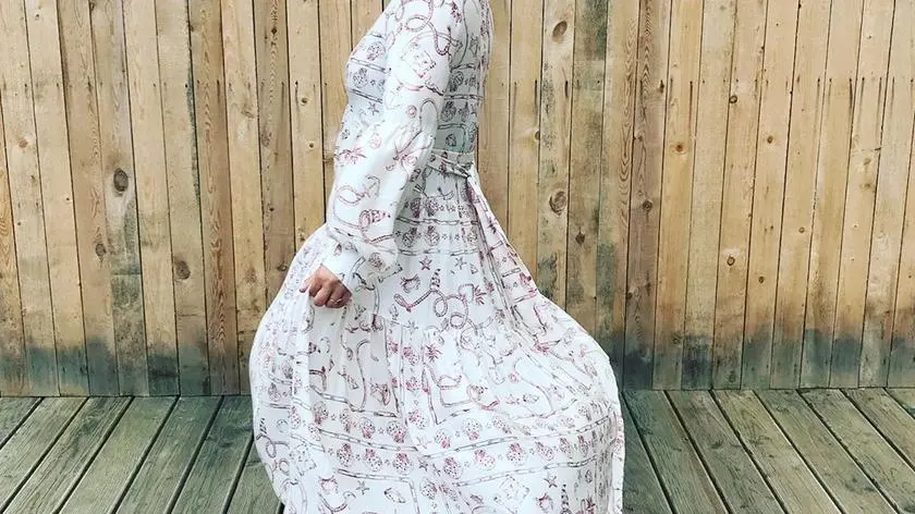Dorota Szelągowska w sukience od Łukasza Jemioła