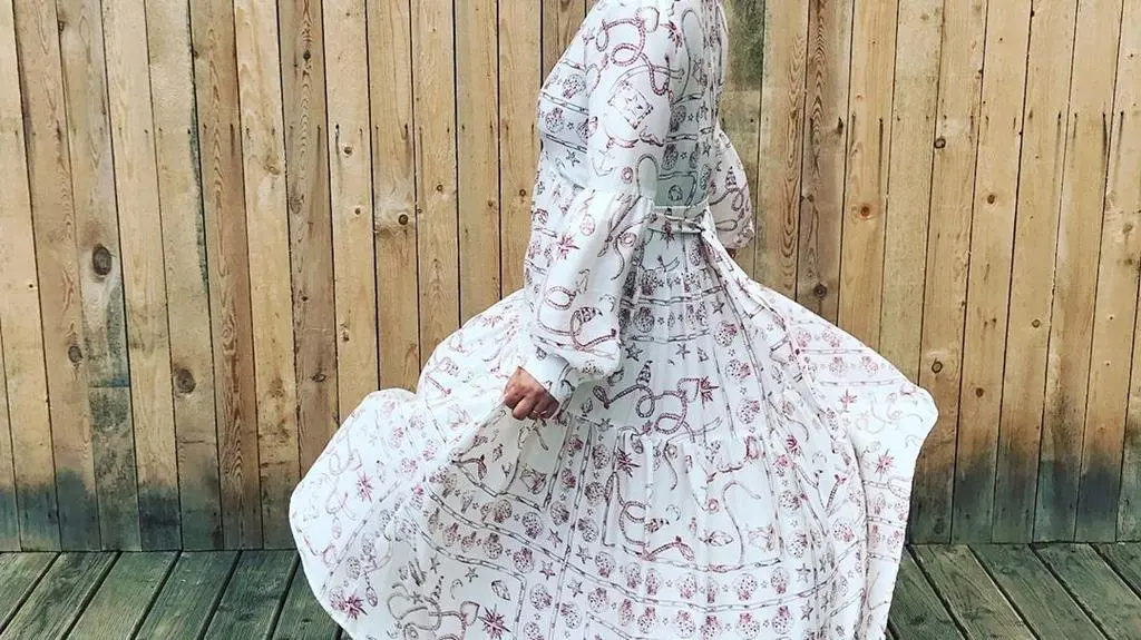 Dorota Szelągowska w sukience od Łukasza Jemioła